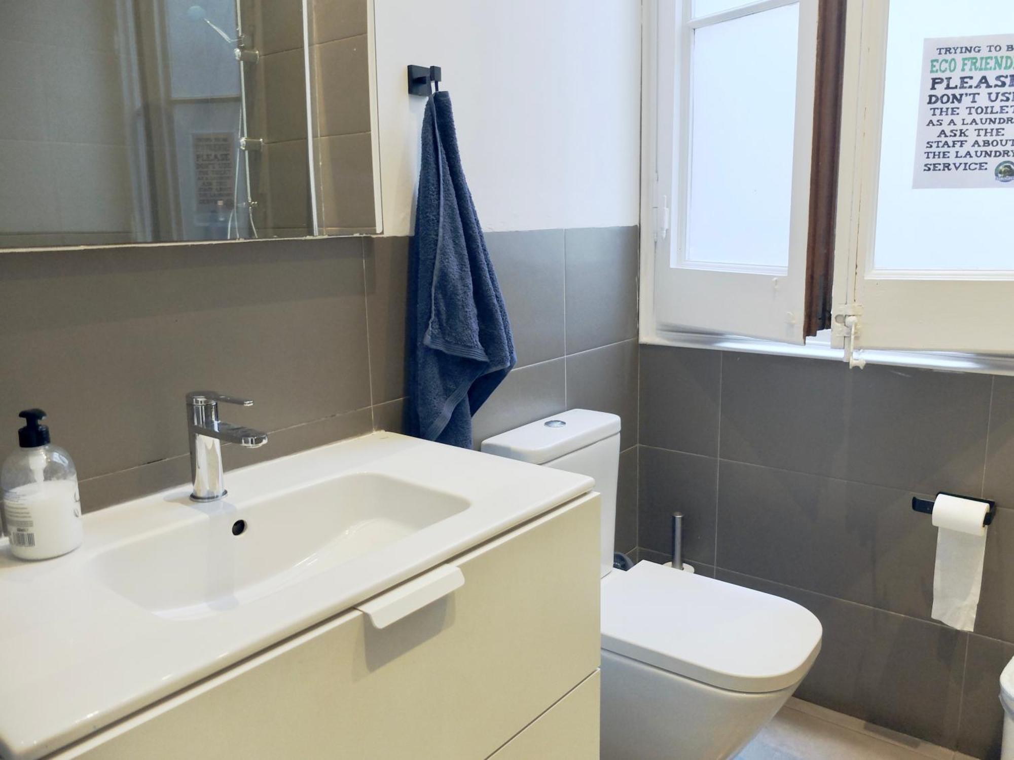 Chambre Lits Jumeaux avec Salle de Bains Commune