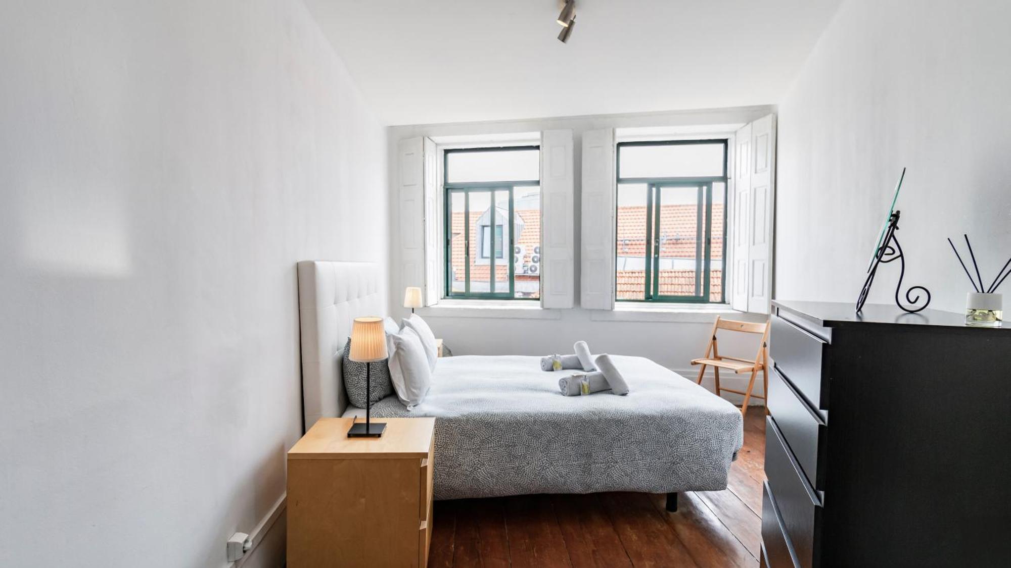 Chambre Double avec Salle de Bains Commune