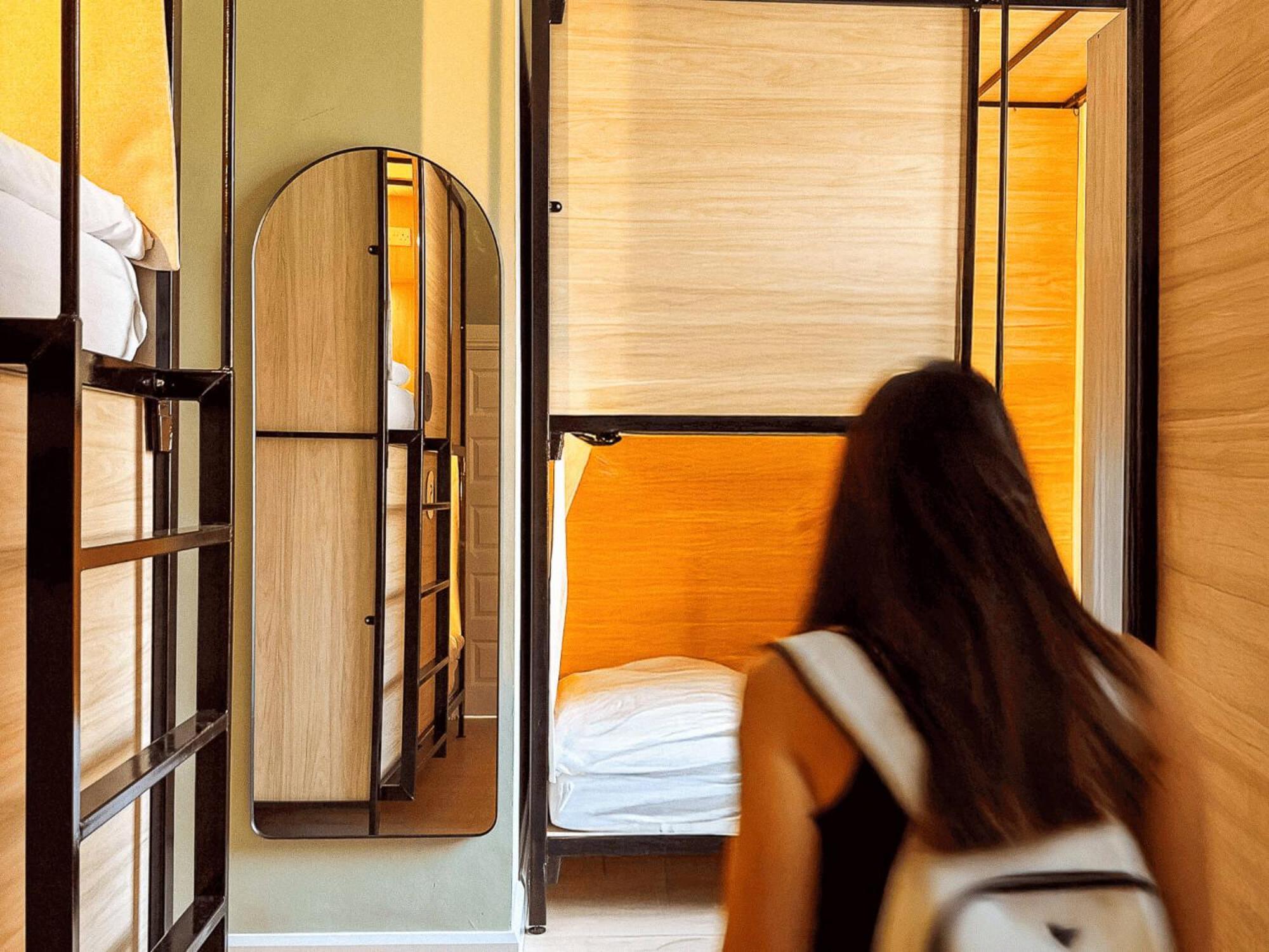 Lit dans Dortoir pour Femmes de 6 Lits avec Salle de Bains Privative